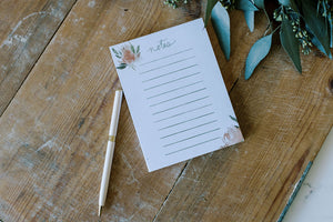 Floral Notepad