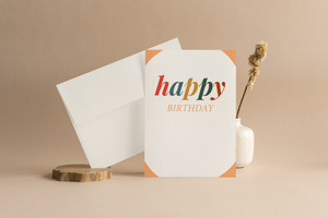 HAPPY BIRTHDAY CARD