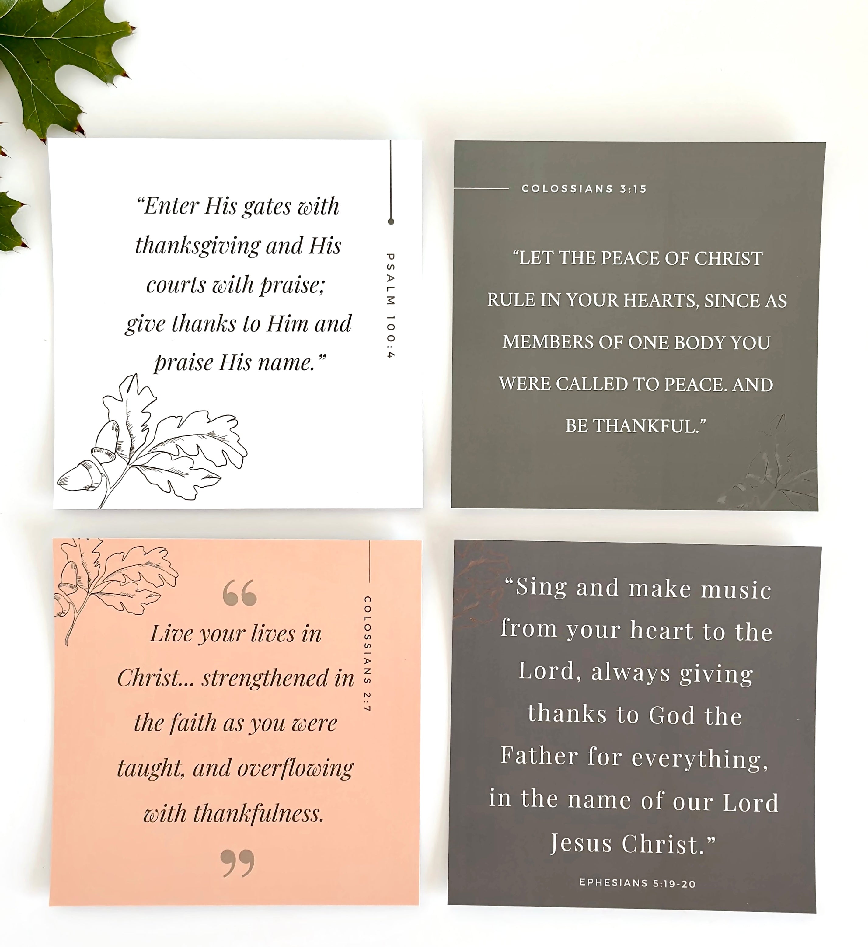 Thankful Scripture Packs